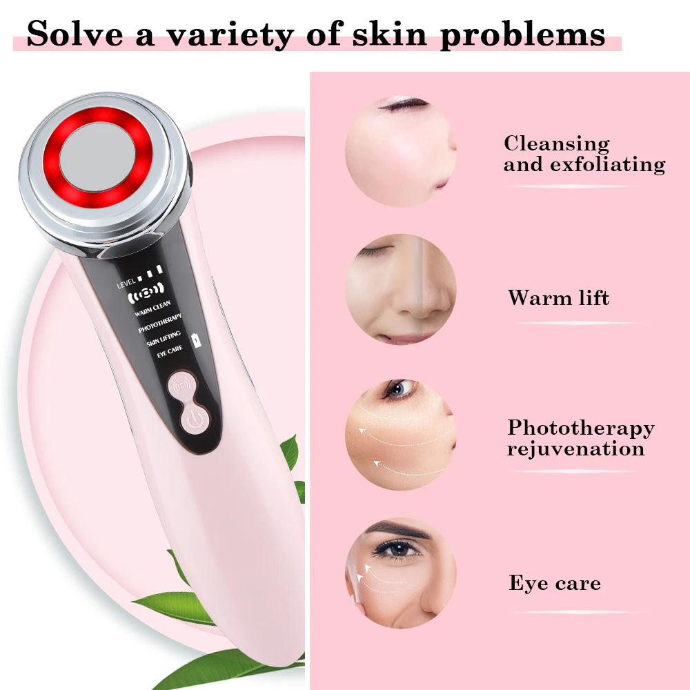 4 in 1 EMS Microcurrent Face & Neck Beauty Device