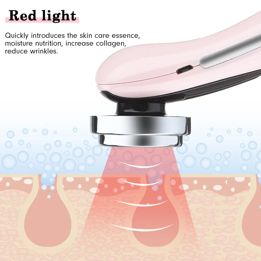 4 in 1 EMS Microcurrent Face & Neck Beauty Device