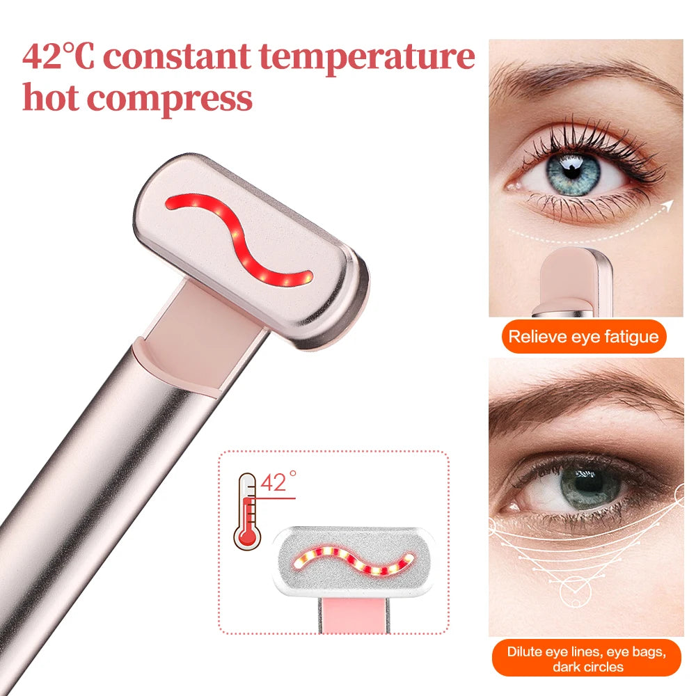 4 In 1 EMS Microcurrent Eye Massager Wand