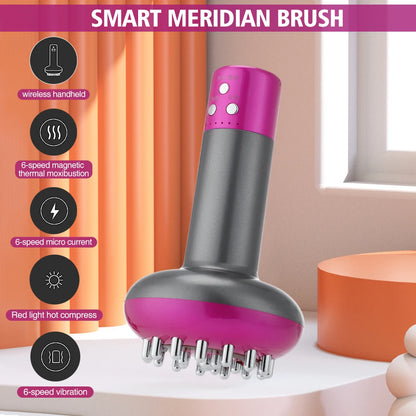 Electric Meridian Body Brush Massager