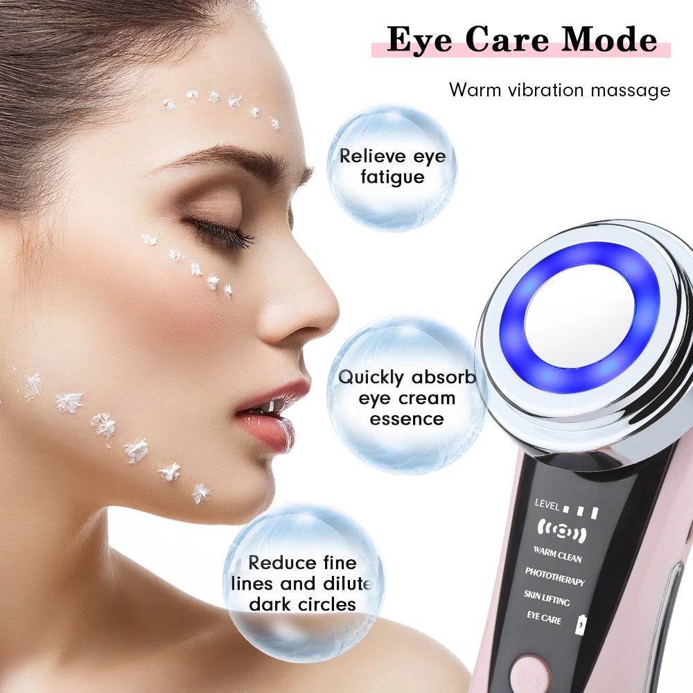 4 in 1 EMS Microcurrent Face & Neck Beauty Device